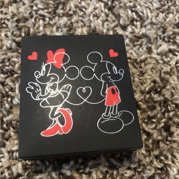 Disney Mickey heart Minnie 18” Necklace in sterling silver & 18k rose gold plate - Picture 2 of 3